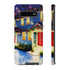 Festive Christmas Decorations on a Row of Townhomes - Impact Resistant Phone Case Samsung Galaxy S10 Plus Glossy